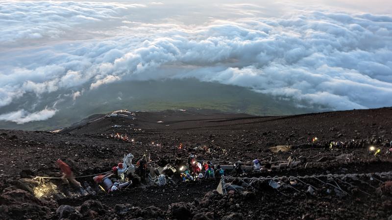 View from a mountain peak
